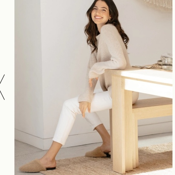 Jenni Kanye Shearling Mule in Natural 38 - Picture 4 of 13